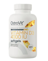 OstroVit Vitamin D3 4000 IU hochdosiert 120 Softgels Immunsystem Knochen Winter NirooX