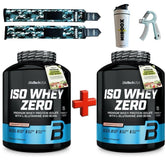 2x BioTech USA Iso Whey Zero 1816g laktosefrei zuckerfrei Whey Isolat Doppelpack NirooX