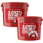 2x Scitec Nutrition 100% Whey Protein Professional 4kg (8kg total) - NirooX NutritionNirooX Nutrition