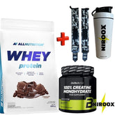 Allnutrition Whey Protein 908g BioTech USA Creatin 300g Bundle Muskelaufbau NirooX