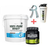 Biotech USA 100% Pure Whey – 3000g + Creatine 300 g | Whey Protein 3kg - NirooX NutritionProteinBioTech USA
