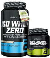 BioTech USA Iso Whey Zero – 908g + Creatine 300g | Laktosefreies Isolat - Protein - NirooX NutritionNirooX Nutrition