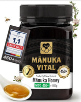Manuka Vital Honig MGO 450+ 550+ 500g Neuseeland Premium antibakteriell NirooX