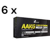 Olimp AAKG 1250 Extreme Mega Caps - 6 X 120 Kapseln/ 720 Kapseln - NirooX NutritionNirooX Nutrition