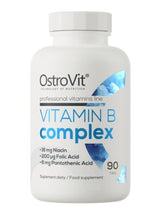 OstroVit Vitamin B Komplex 90 Tabletten B1 B12 B9 Biotin Energie Nervensystem NirooX