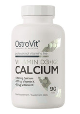 OstroVit Vitamin D3 K2 Calcium 90 Tabletten Knochen Herzgesundheit Sporternährung NirooX