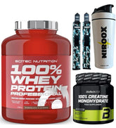 Scitec Whey Protein Professional 2350g BioTech Creatin 300g Premium Bundle Muskelaufbau NirooX