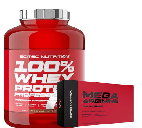 Scitec Nutrition Whey 1816g + Mega Arginine 120 Kapseln | Pump-Paket