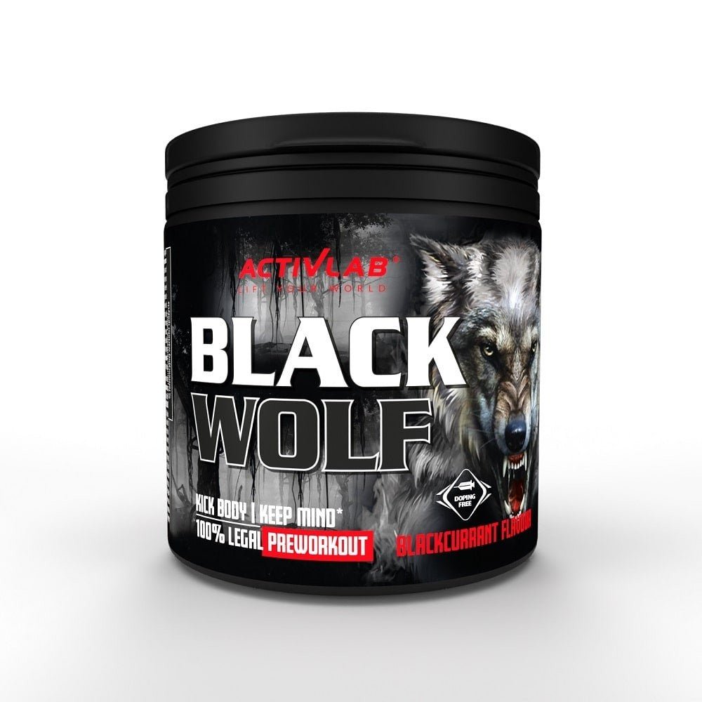 Activlab Black Wolf Pre-Workout 300g Trainingsbooster Beta-Alanin Koffein Pump Energie NirooX