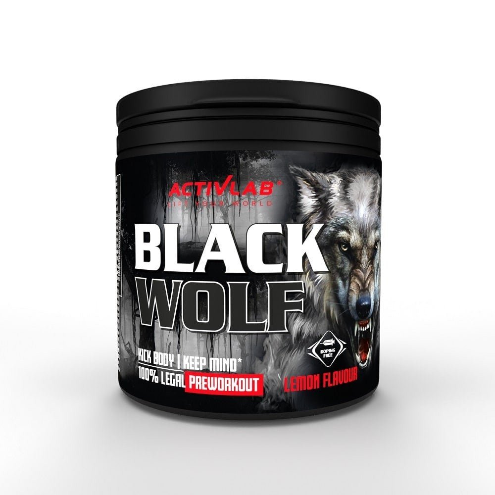 Activlab Black Wolf Pre-Workout 300g Trainingsbooster Beta-Alanin Koffein Pump Energie NirooX