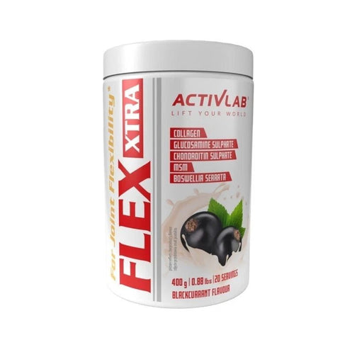 Activlab FLEX Xtra 400g Kollagen Glucosamin MSM Hyaluronsäure Vitamin C D3 - NirooX NutritionNirooX Nutrition