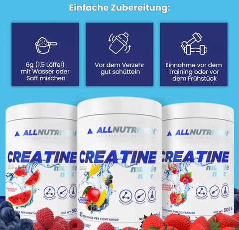 Allnutrition Creatine Muscle Max – 500g | Kreatin - Monohydrat Pulver - NirooX NutritionNirooX Nutrition