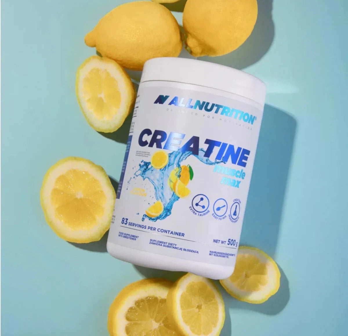 Allnutrition Creatine Muscle Max at- 2 x 500 g -Kreatin Monohydrat Pulver- 1 kg - NirooX NutritionNirooX Nutrition