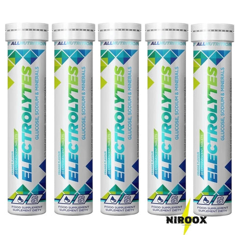 Allnutrition Electrolytes 5er Set 100 Brausetabletten Orange Elektrolyte Hydration NirooX