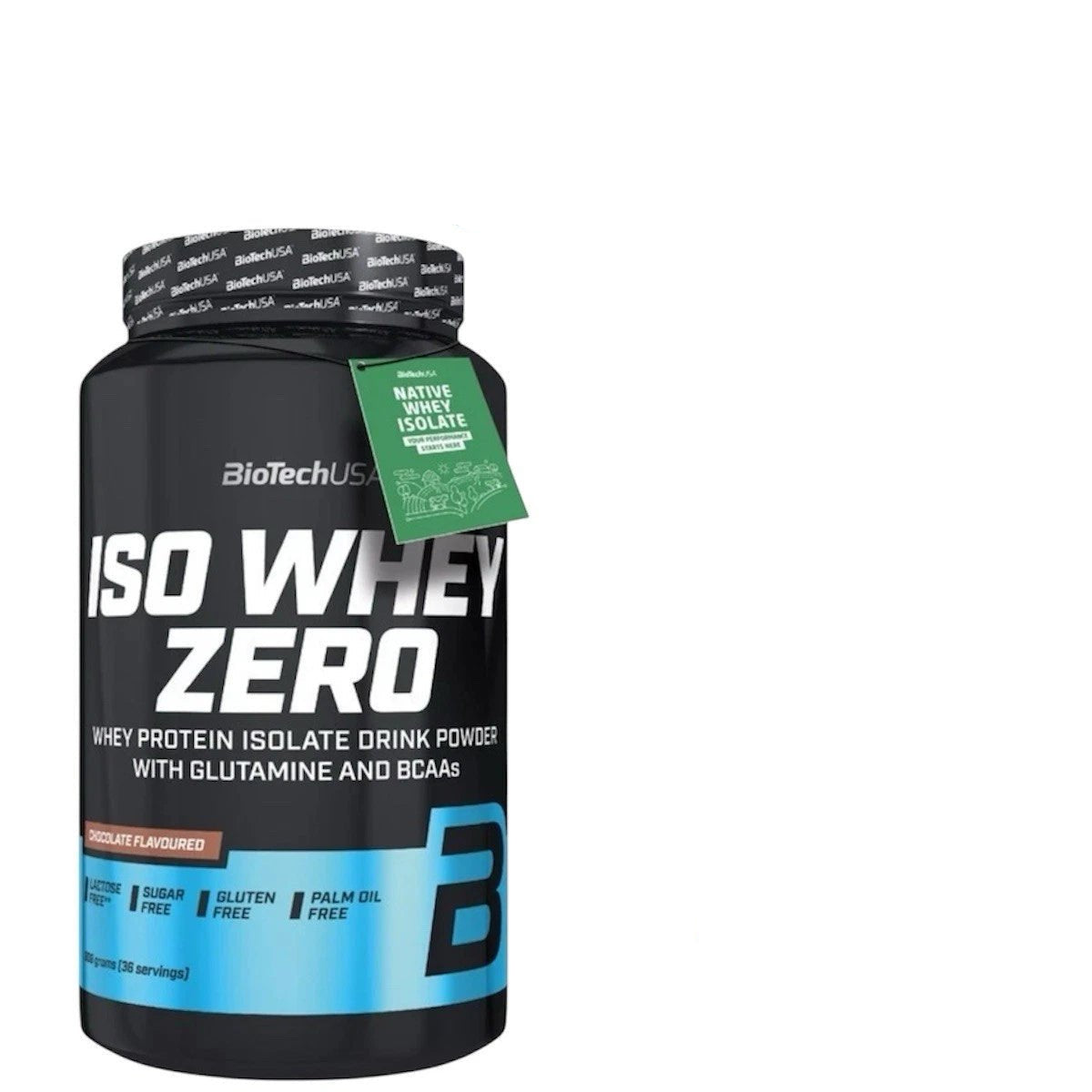BioTech USA Iso Whey Zero – 908g + Bonus | Laktosefreies Isolat - Protein - NirooX NutritionNirooX Nutrition