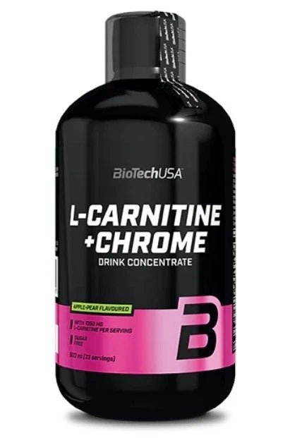 BioTech USA L - Carnitine + Chrome – 500ml | Flüssiges L - Carnitin mit Chrom - NirooX NutritionNirooX Nutrition