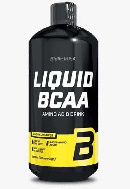 BioTech USA Liquid BCAA – 1000ml | Flüssige Aminosäuren mit B6 & B12 - NirooX NutritionNirooX Nutrition