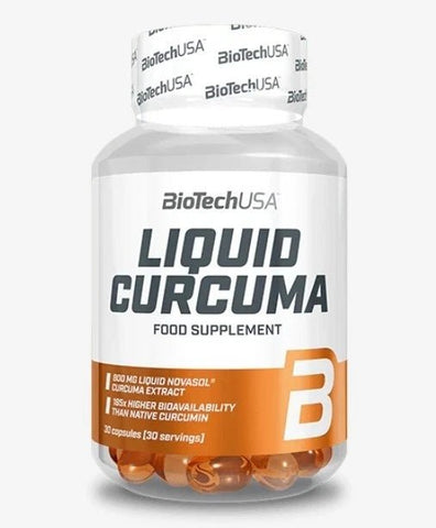 BioTech USA Liquid Curcuma – 30 Kapseln | Kurkuma mit Vitamin D - NirooX NutritionNirooX Nutrition