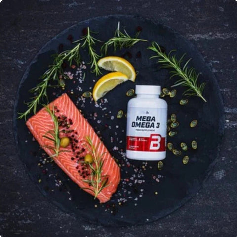 BioTech USA Mega Omega 3 Fetsäuren Fischöl 90 Kapseln EPA DHA - NirooX NutritionNirooX Nutrition