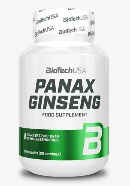 BioTech USA Panax Ginseng – 60 Kapseln | Koreanischer Ginseng - Extrakt - NirooX NutritionNirooX Nutrition