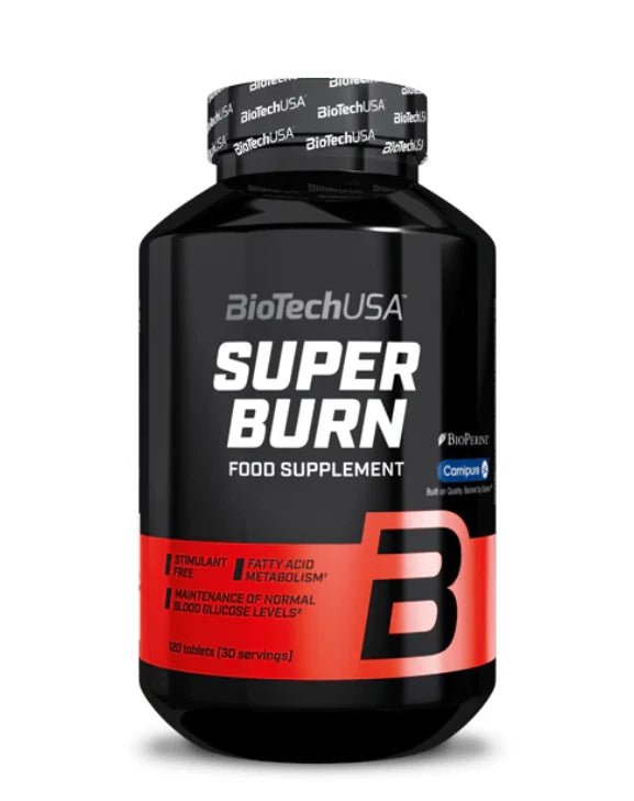 Biotech USA Super Burn 3x 120 Tabletten Gewichtsverlus<wbr/>t Diät CLA / 360 tab. - NirooX NutritionBioTech USA