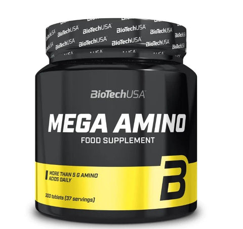 BiotechUSA Mega Amino 300 Tabletten Nahrungsergänz<wbr/>ungsmittel - 300 Tabletten - NirooX NutritionNirooX Nutrition