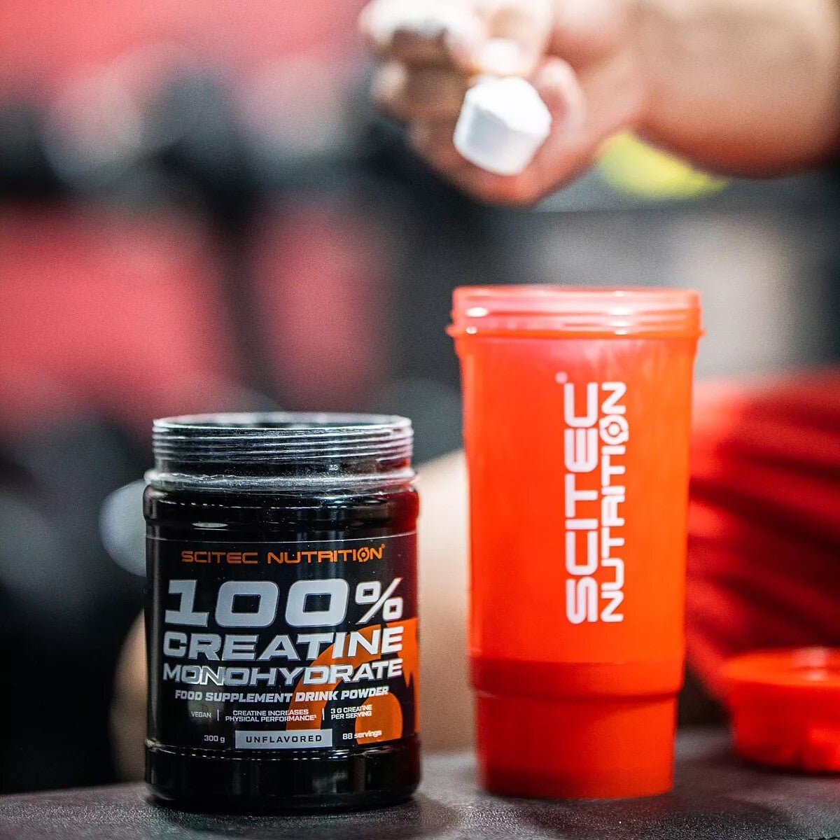 Scitec Nutrition 100% Creatine Monohydrate 300g reines Kreatin Monohydrat für Leistungssteigerung und Krafttraining