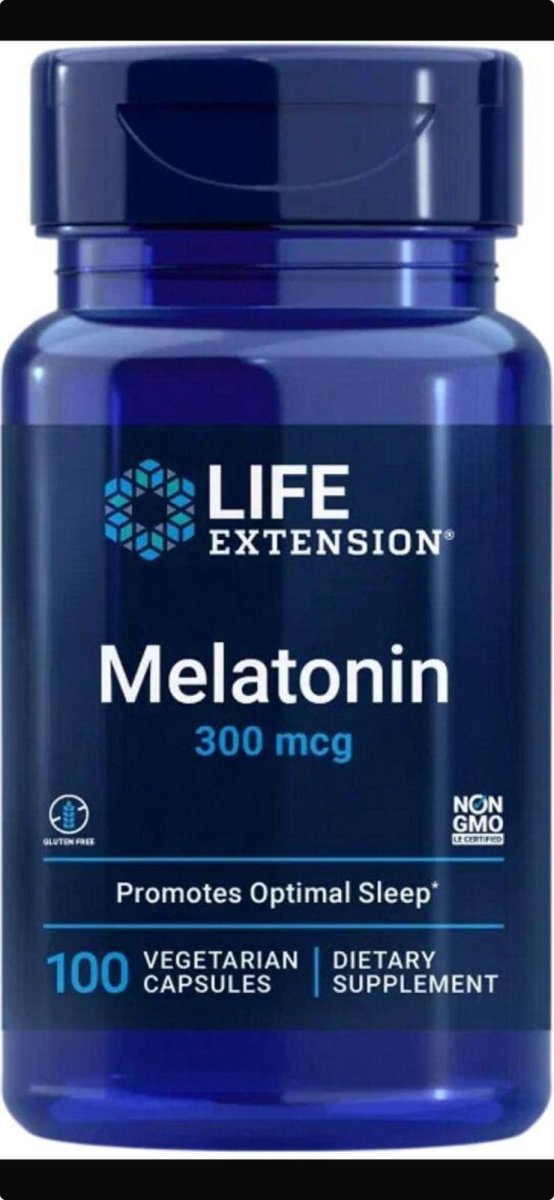 Life Extension Melatonin 300 µg, Kapseln – Natürliches Schlafhormon | Einschlafen & Zirkadianer Rhythmus - NirooX NutritionNirooX Nutrition