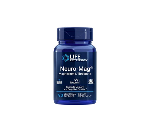 Life Extension, Neuro-Mag, Magnesium-L-Th<wbr/>reonat, 90 vegetarische 2 x 90 Kapseln - NirooX NutritionNirooX Nutrition