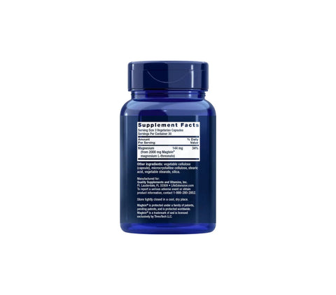 Life Extension, Neuro-Mag, Magnesium-L-Th<wbr/>reonat, 90 vegetarische 2 x 90 Kapseln - NirooX NutritionNirooX Nutrition