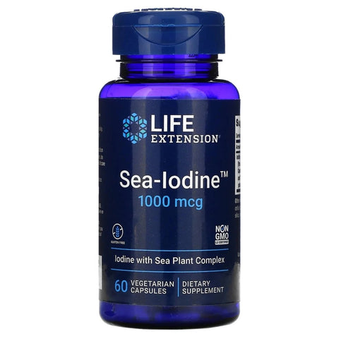 Life Extension Sea Iodine 1000mcg 2x60 Kapseln | 120 Kapseln - NirooX NutritionNirooX Nutrition