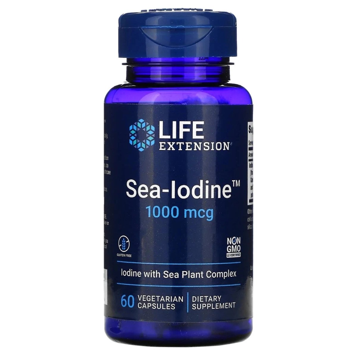Life Extension Sea Iodine 1000mcg 60 Kapseln | Jod aus Meeresalgen - NirooX NutritionNirooX Nutrition