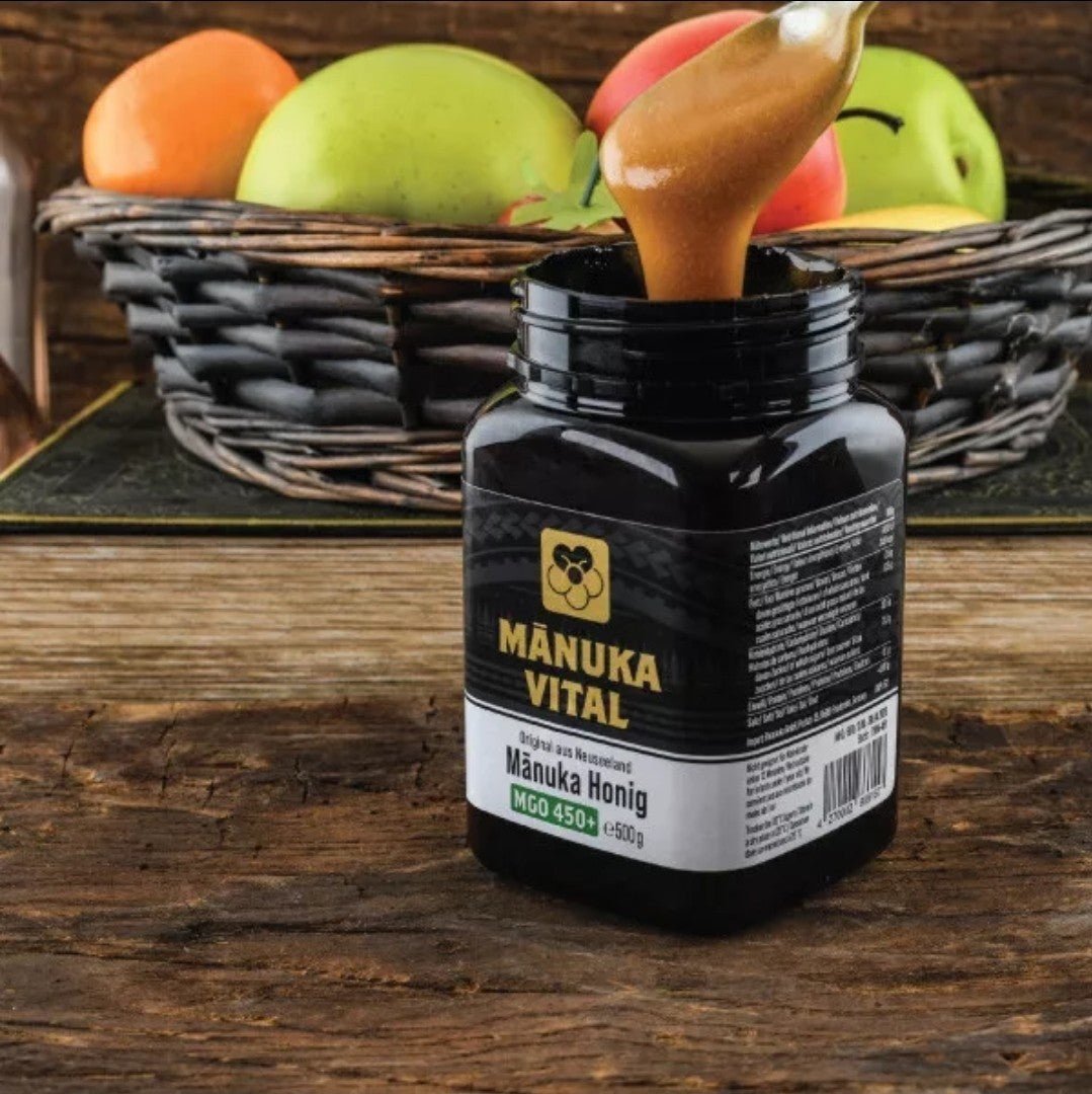 Manuka Vital Honig MGO 450+ 550+ 500g Neuseeland Premium antibakteriell NirooX