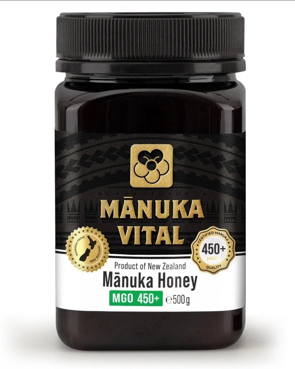 Manuka Vital Honig MGO 450+ 550+ 500g Neuseeland Premium antibakteriell NirooX