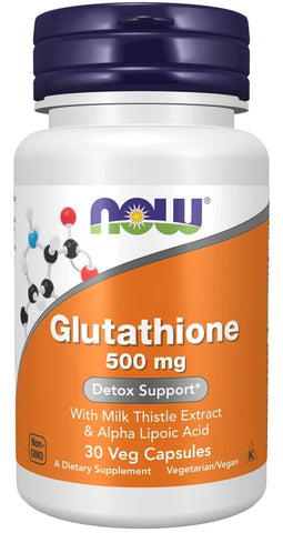 Now Foods Glutathione with Milk Thistle Extract &amp; Alpha Lipoic Acid 500mg/90caps - NirooX NutritionNirooX Nutrition