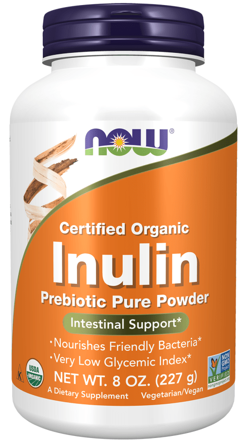 NOW FOODS, INULIN Pulver, Inulin, Niedriger glykämischer, 227g. SUPER PREIS - NirooX NutritionNirooX
