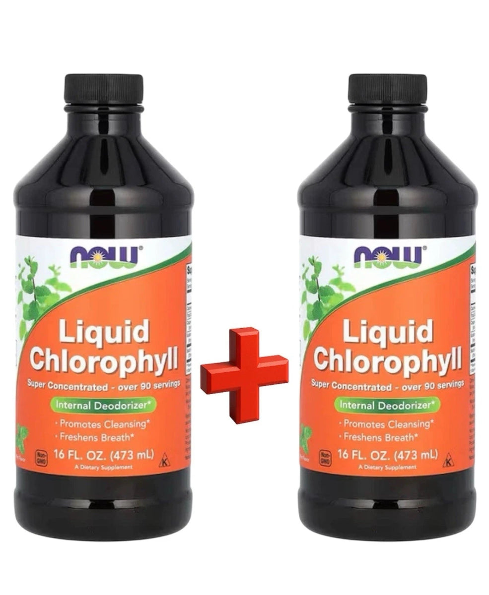 NOW Foods Liquid Chlorophyll – 2x 473ml | Flüssiges Chlorophyll - NirooX NutritionNirooX Nutrition