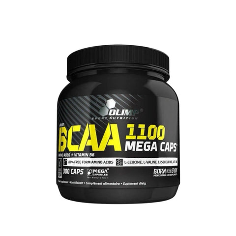 Olimp BCAA Mega Caps 1100, 2 x 300 Kapseln / 600 Kapseln - NirooX NutritionNirooX Nutrition