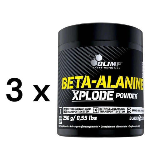 Olimp Beta Alanine Xplode Powder 3 x 250 g Ausdauer Steigerung Sport/ 750 gramm - NirooX NutritionNirooX Nutrition