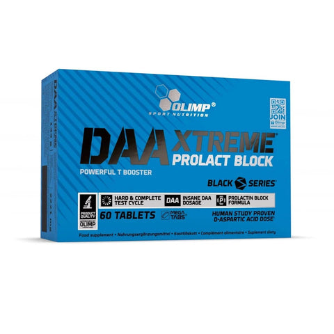 Olimp DAA Xtreme Prolact - Block 60 Tabletten – D - Asparaginsäure, Zink & Vitamin B6 | Testosteron & Hormonsupport für Männer - NirooX NutritionNirooX Nutrition