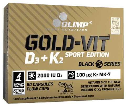Olimp Gold - Vit D3 2000 IU + K2 – 60 Kapseln | Vitamin D3 & K2 - NirooX NutritionVitaminNirooX Nutrition