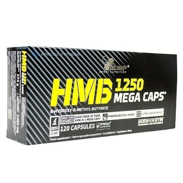 Olimp HMB Mega Caps 1250 mg, 120 Kapseln - NirooX NutritionNirooX Nutrition