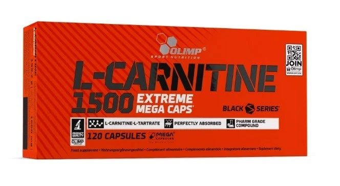 Olimp L - Carnitine 1500 Extreme Mega Caps – 120 Kapseln | 1000mg L - Carnitin - NirooX NutritionNirooX Nutrition