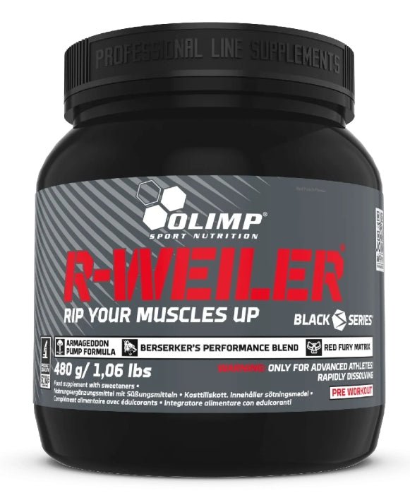 Olimp R-Weiler Pre-Workout Booster 480g Trainingsbooster Beta-Alanin Kreatin Koffein NirooX