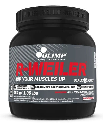 Olimp R-Weiler Pre-Workout Booster 480g Trainingsbooster Beta-Alanin Kreatin Koffein NirooX