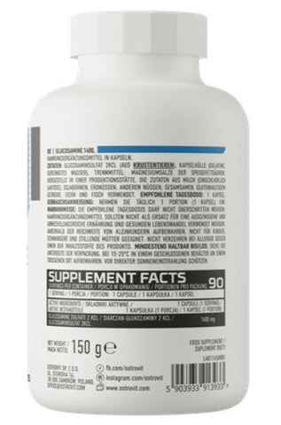 OstroVit Glucosamin 1400mg 90 Kapseln Gelenke Knorpel Gelenkgesundheit Kraftsport NirooX
