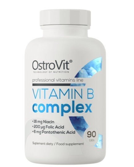 OstroVit Vitamin B Komplex 90 Tabletten B1 B12 B9 Biotin Energie Nervensystem NirooX