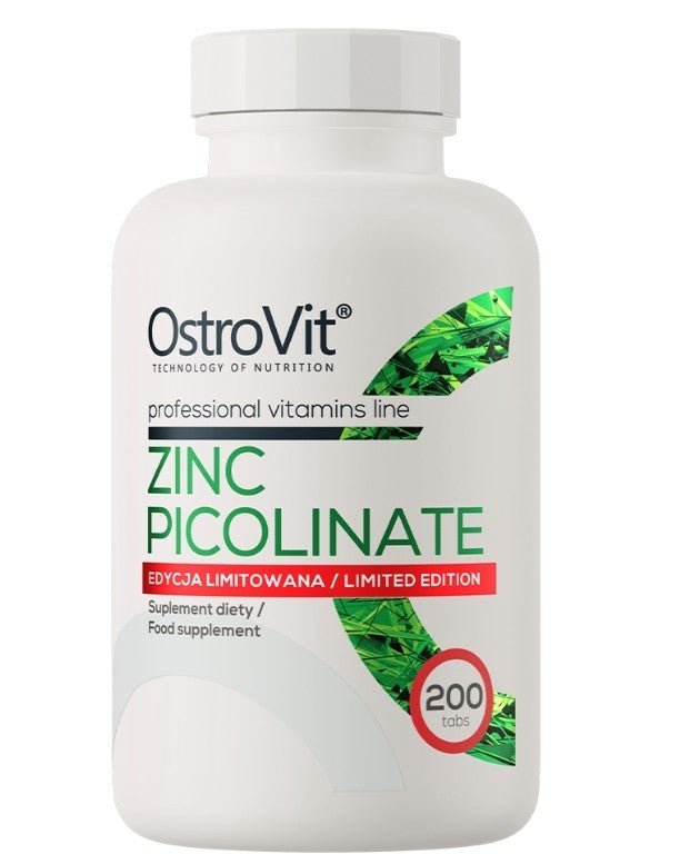 OstroVit Zinc Picolinate 15mg 150 Tabletten Zink Immunsystem Testosteron Muskelaufbau NirooX
