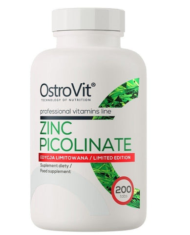OstroVit Zinc Picolinate 15mg 150 Tabletten Zink Immunsystem Testosteron Muskelaufbau NirooX