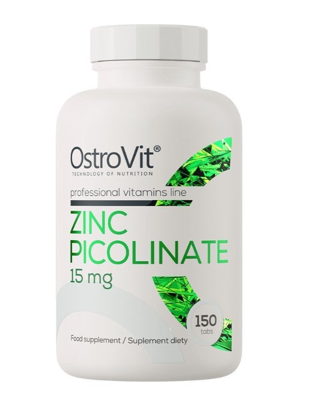 OstroVit Zinc Picolinate 15mg 150 Tabletten Zink Immunsystem Testosteron NirooX